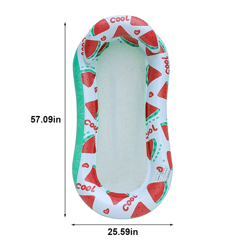 AquaFloat | Aufblasbare Schwimmliege | Ergonomisch und Komfortabel | Schnell Aufblasbar