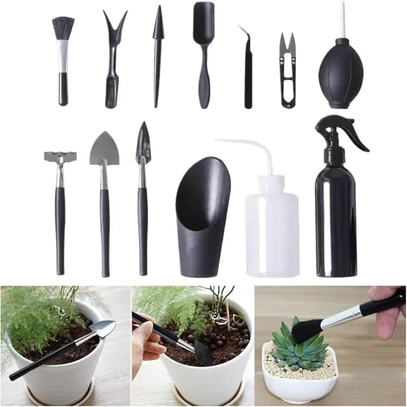 PlantCare Pro | Mini-Gartenwerkzeug Set | Für Sukkulenten & Bonsai