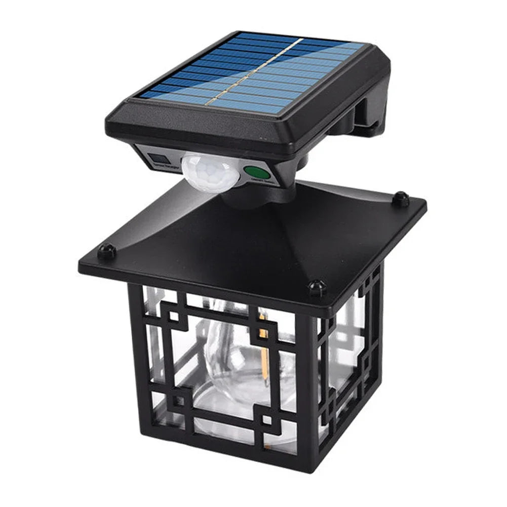 SafeLuma Sensor Solar Wandleuchte | Bewegungssensor & Solarenergie | Wetterfest & Einfach Montage