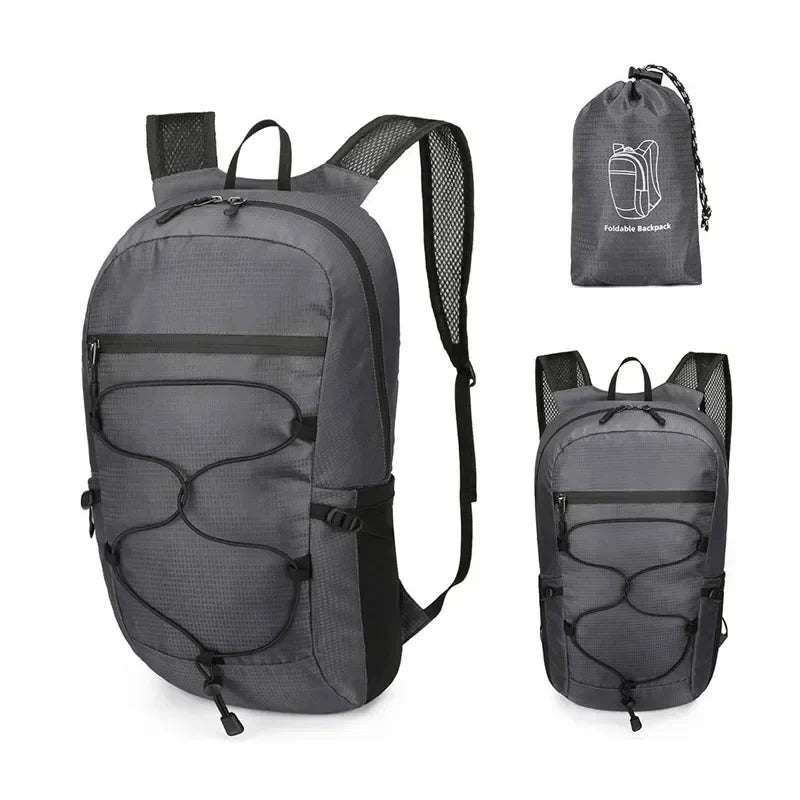FlexiPack 20L Rucksack | Faltbar & Wasserdicht | Ultraleicht & Praktisch