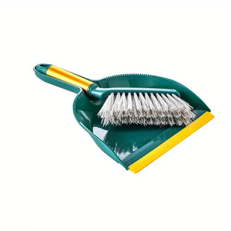 QuickClean | Mini Tischbesen-Set | Kompakt & Langlebig | Kehrschaufel mit Handfeger