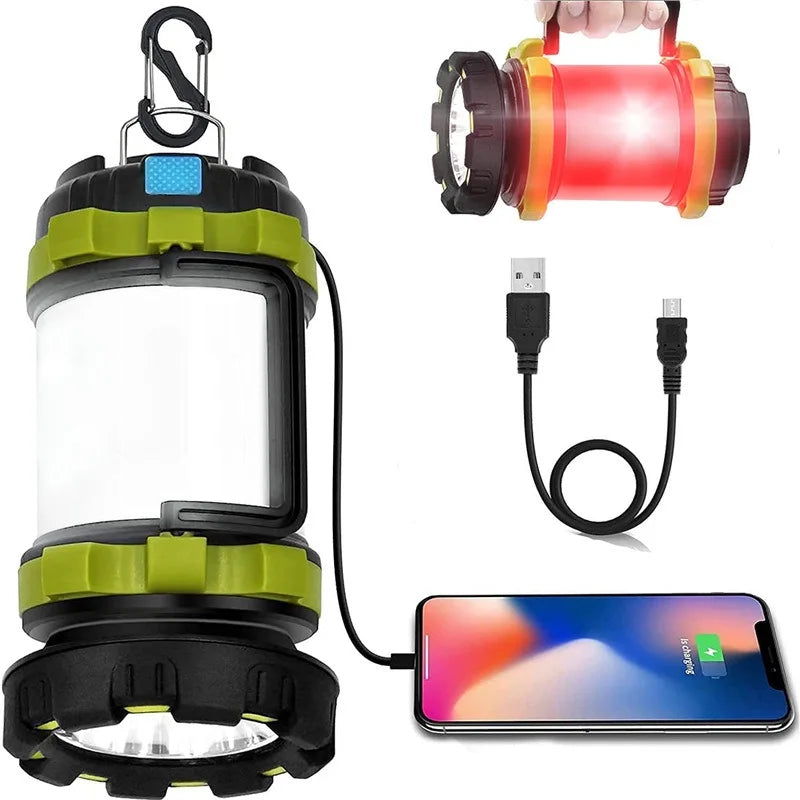 PowerLight | 6-in-1 Campinglampe | Wiederaufladbar | Wasserdicht & Stoßfest