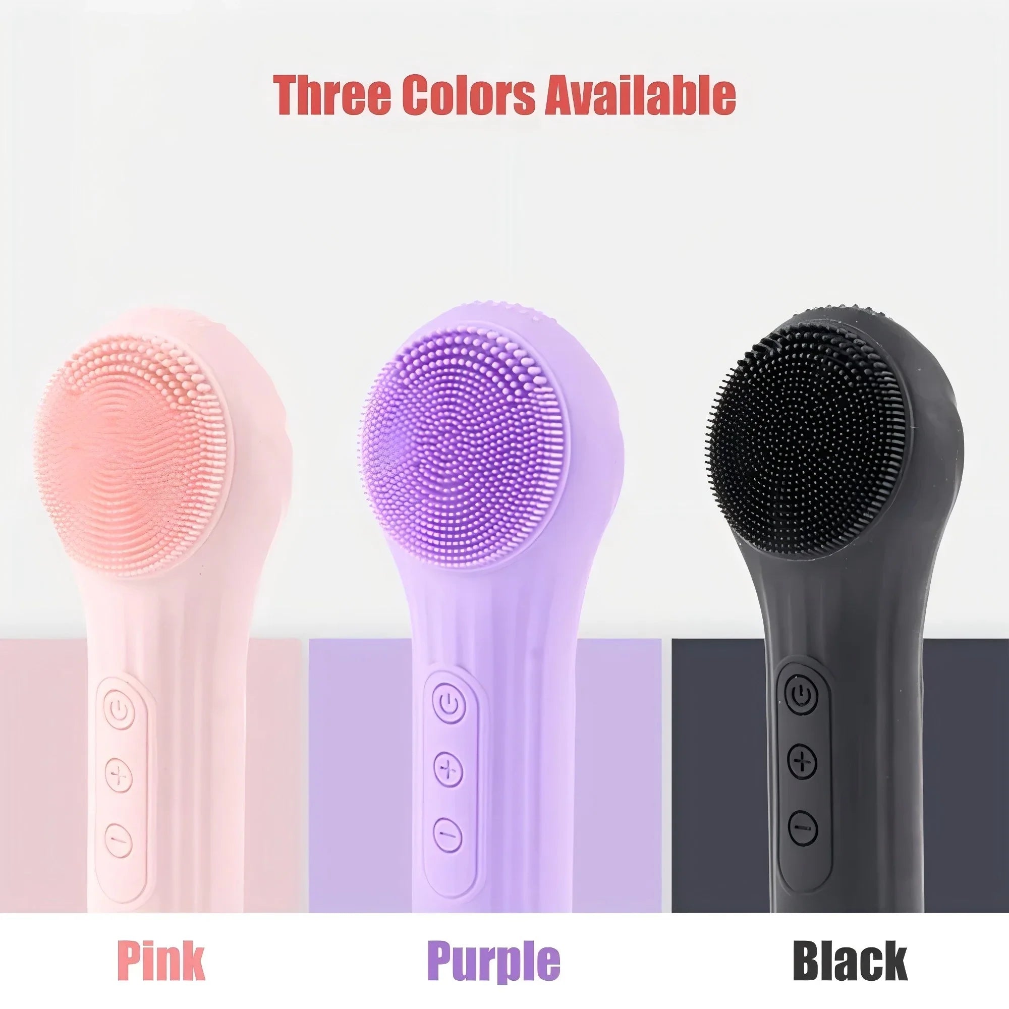 GlowSonic Touch | 2-in-1 Gesichtsreinigungs- & Massagebürste | Hygienisches Silikon | Für strahlend reine Haut