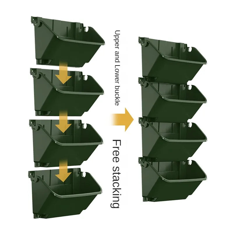 UrbanGrow | Vertikaler Pflanzkasten | Platzsparend & Modular | Für Balkon & Garten