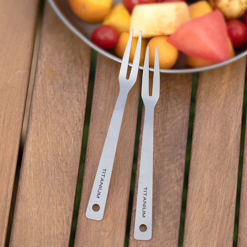 TitanFork | Titan-Fruchtgabeln | Ultraleicht & Langlebig | Vielseitig Einsetzbar