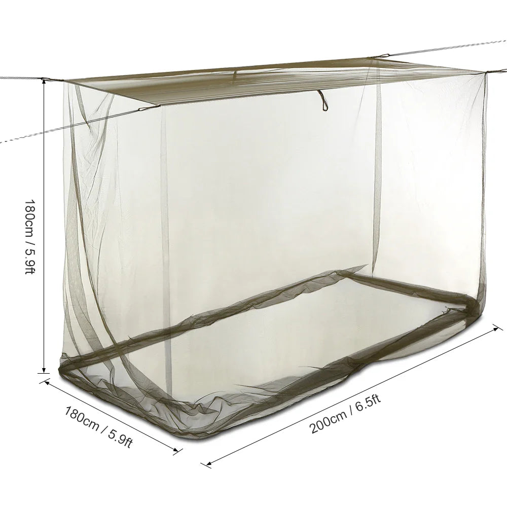 TrekSafe SoloGuard Netz | Ultraleicht & Kompakt | Insektenschutz für Outdoor | Flexibel Aufhängbar
