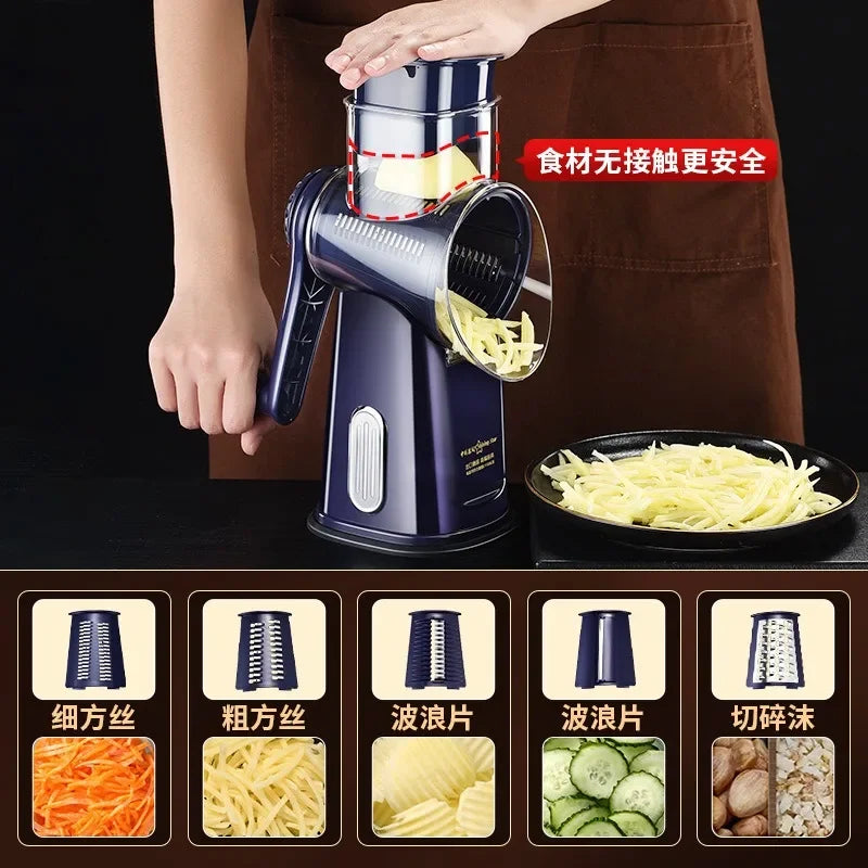 QuickChop Pro | 5-in-1 Küchenhobel | Sichere Handhabung | Für Präzises Schneiden
