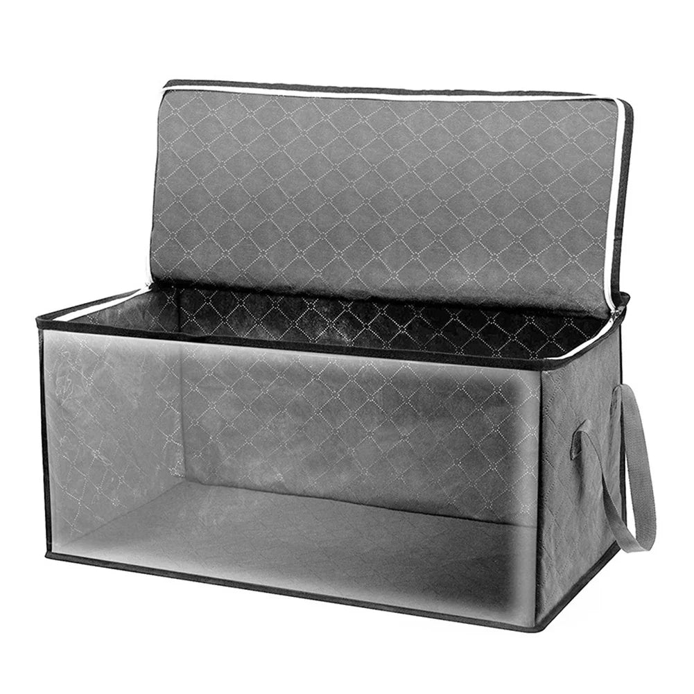 ClothNest ClearBox | Faltbare Aufbewahrungstasche | Sichtfenster & Wasserdicht | Vliesstoff
