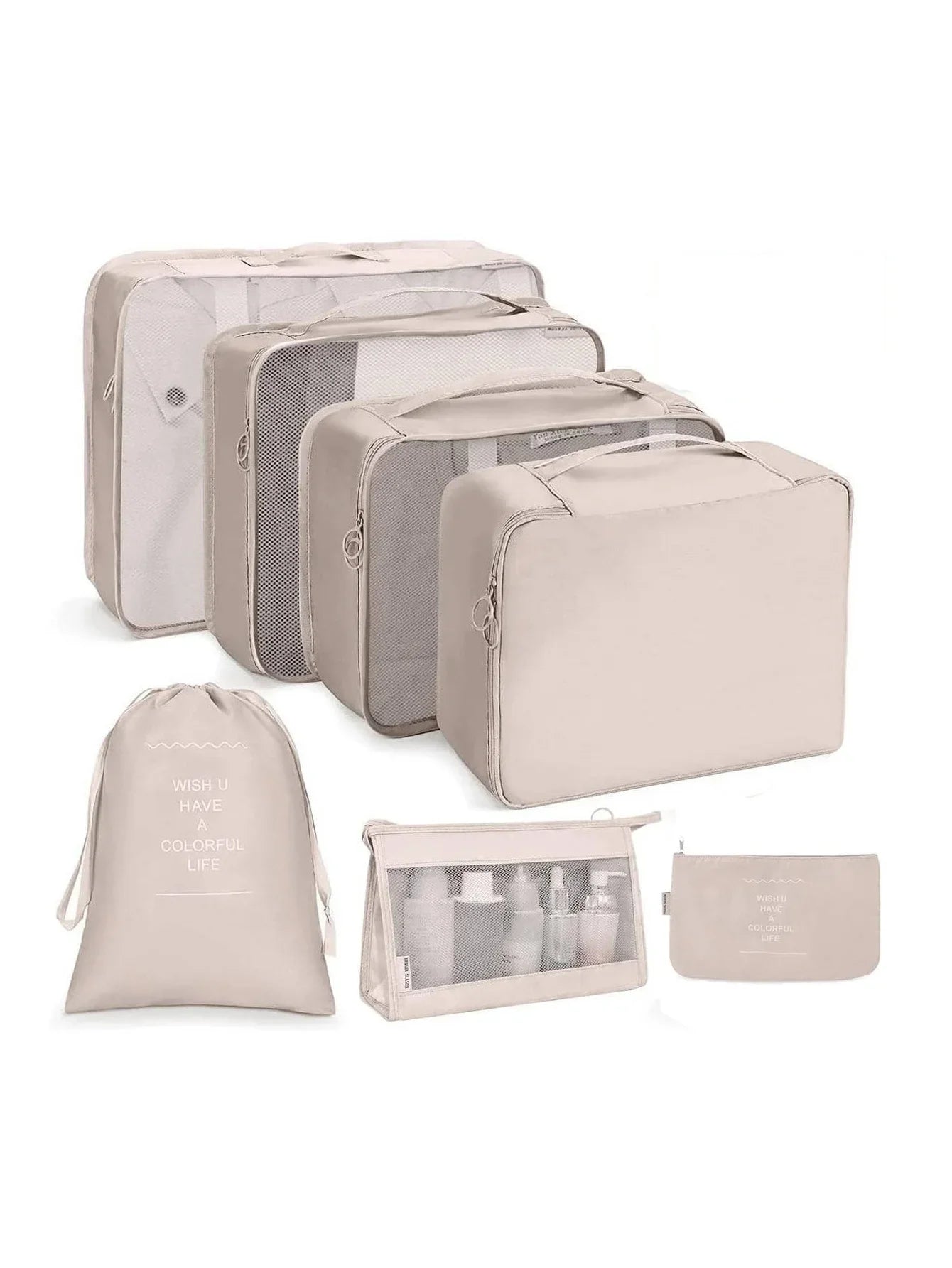 TravelPro Organizer Set | Platzsparend & Umweltfreundlich | 7-10 Teile für Perfekte Ordnung