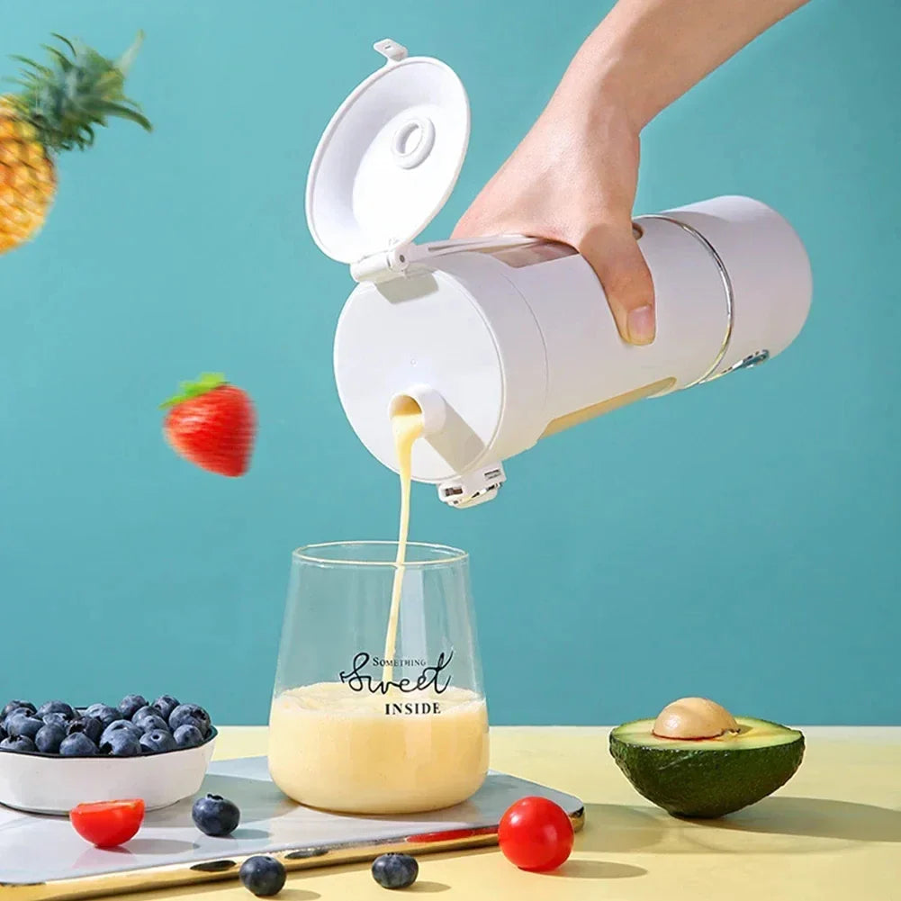 Blendify Go | Mobiler Smoothie-Maker mit 12-Klingen-Power | 2-in-1 Mix & Drink | Für Fitness, Reise & Alltag