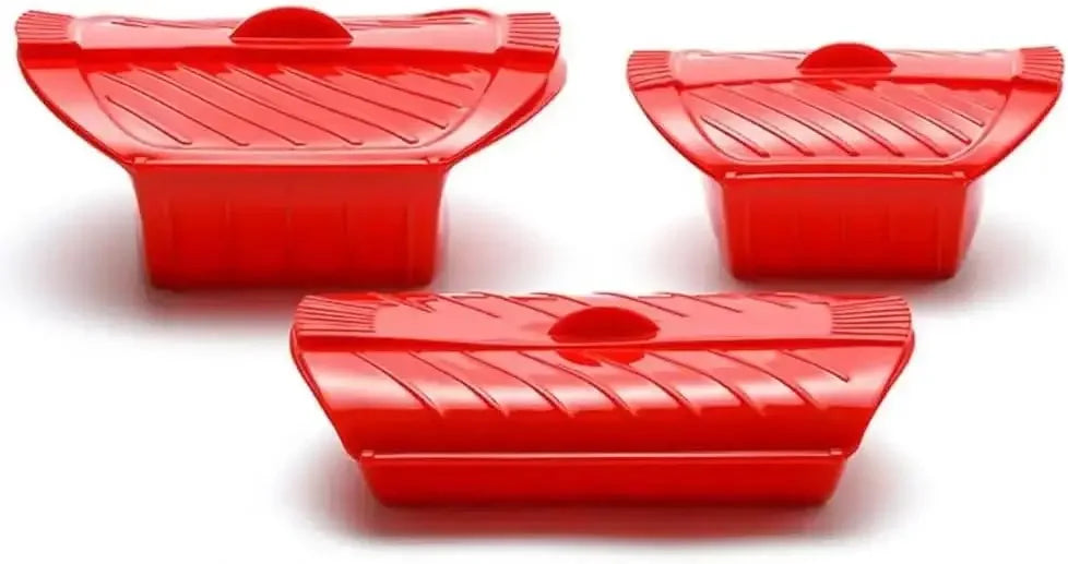VitaDampf Dampfgarer | Silikon BPA-frei | Für Mikrowelle & Ofen | Mit Trennwand