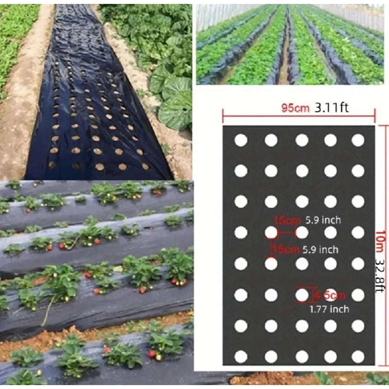 EcoGrow | Mulchfolie | Unkrautschutz | Langlebig