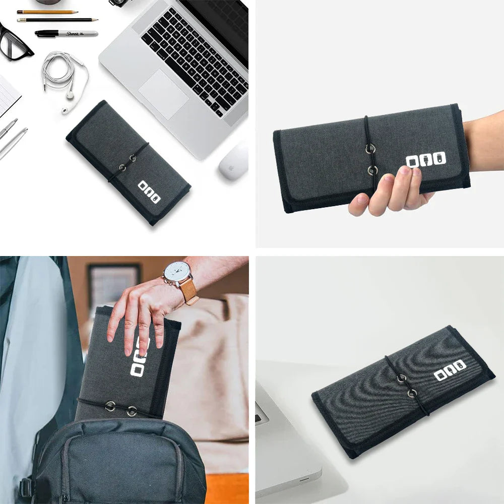 TechMate | Kabel-Organizer | Vielseitig & Kompakt | Schutz & Langlebigkeit | Ideal für Reisen