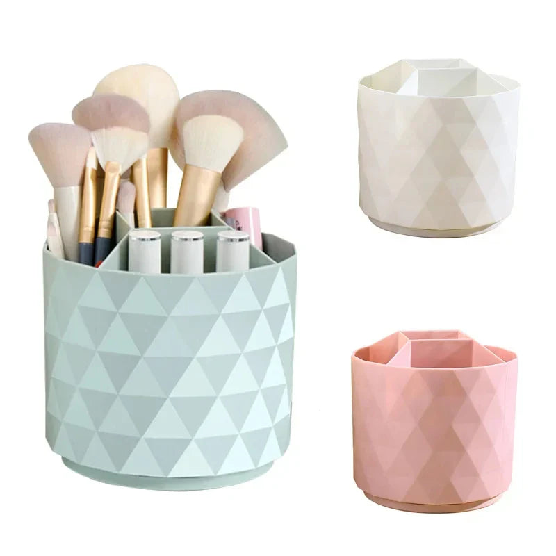 CosmoLuxe Organizer | Drehbar und Stilvoll | 5 Fächer für Make-up & Bürobedarf