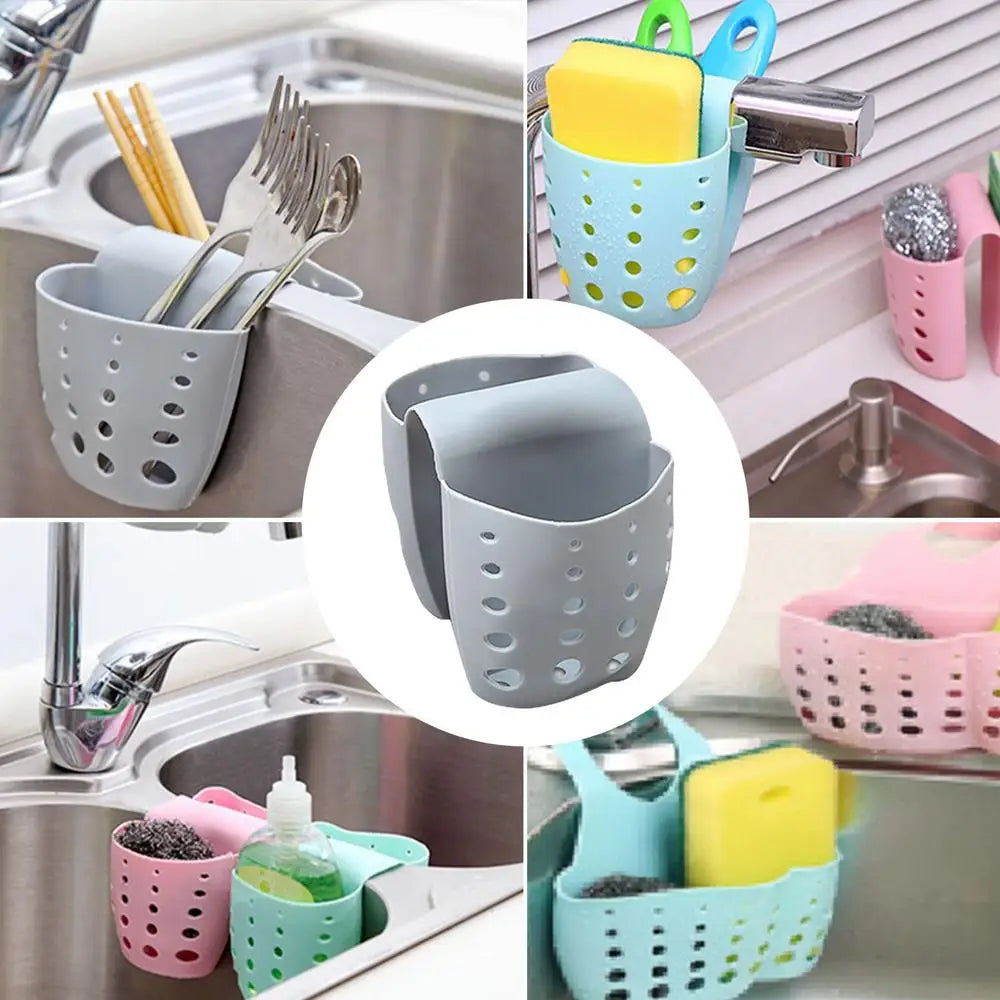 Sinkello Organizer Spüle | Flexibel & hygienisch | Für Doppelspülen | Silikon in Trendfarben