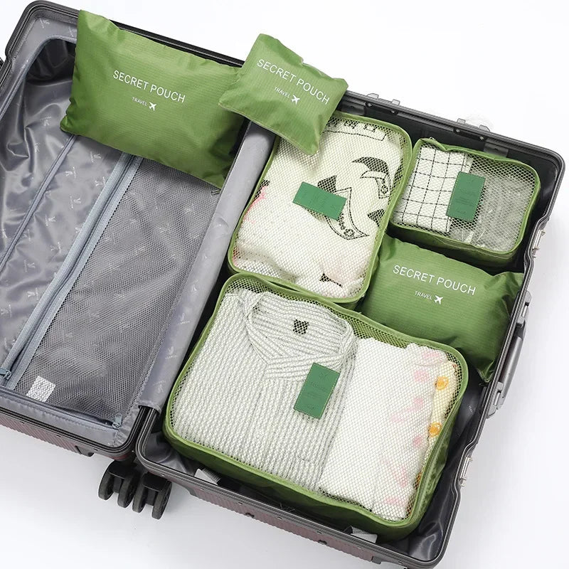 PackMate | Kofferorganizer Set | Wasserabweisend | 6-teilig