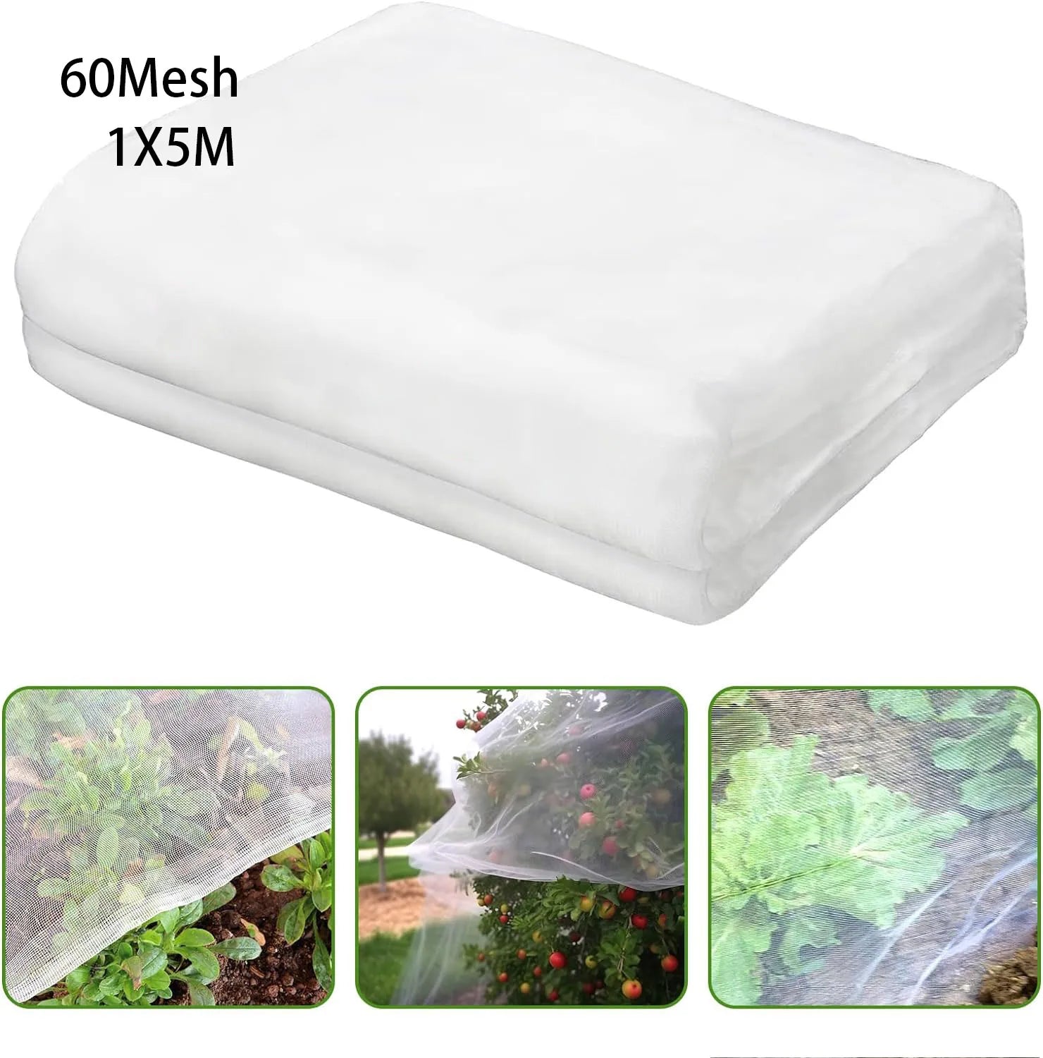 Florablock | Pflanzenschutznetz | Chemiefrei & Wiederverwendbar | HDPE Weiß