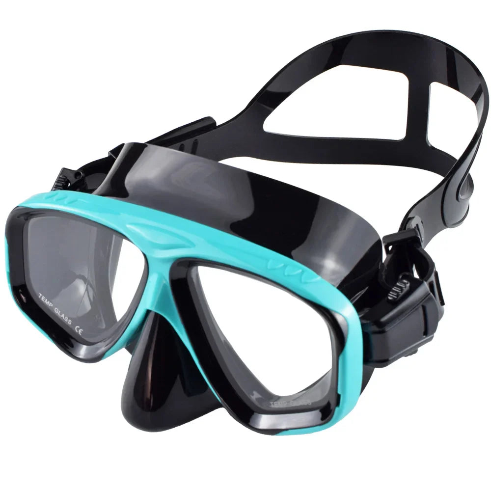 Aquanisa Tauchmaske | 180° HD-Glas Sicht | Antiallergen & Dicht | Für Schnorchel & Schwimmen