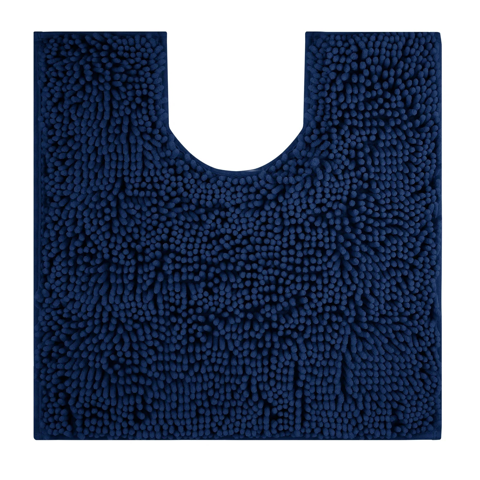 Aqualume | U-förmige Toilettenmatte | Chenille-Badmatte mit überlegener Saugfähigkeit | Rutschfest und maschinenwaschbar | Weich und gemütlich