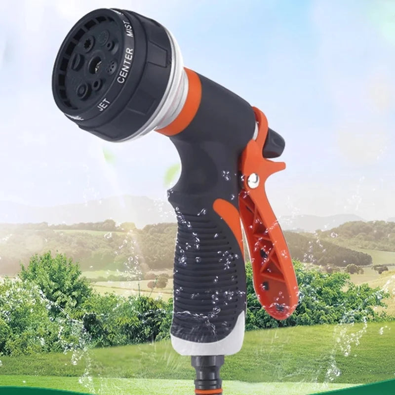 JetPro | Multifunktionale Sprühdüse | 8 Sprühmodi | Für Garten, Auto & Haushalt