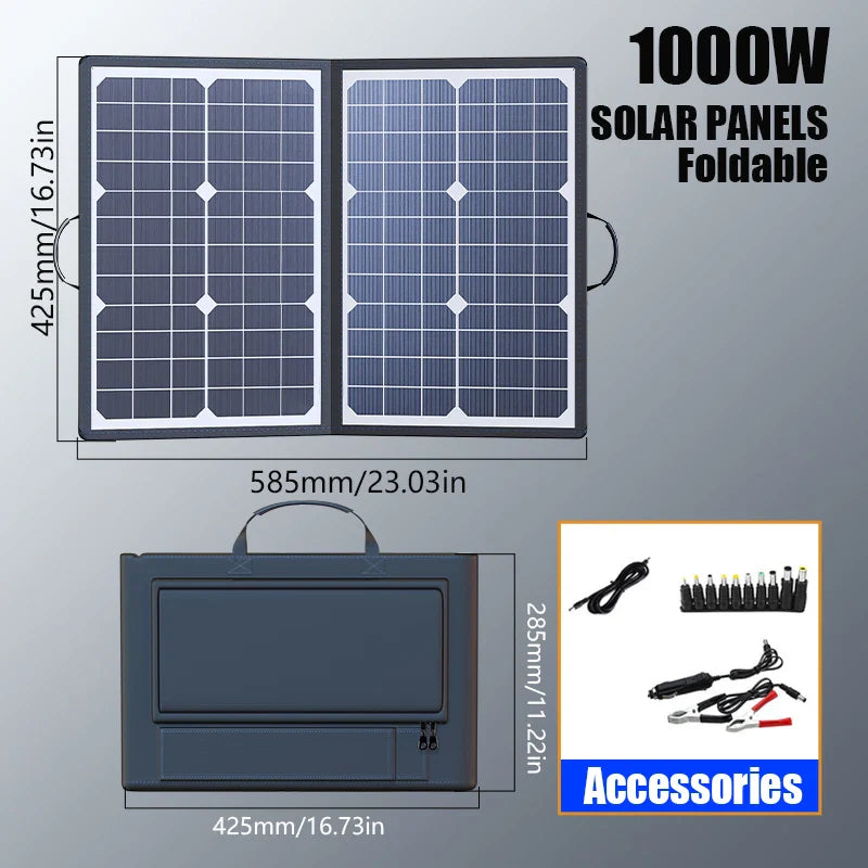 Suncraft ProCharge 1000 | Faltbares Solarpanel | 1000W | MPPT & USB-C Power