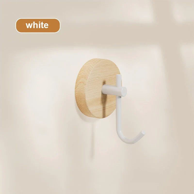 WoodEssence WallHook | Walnussholz | Selbstklebend | Dekorativ & Funktional