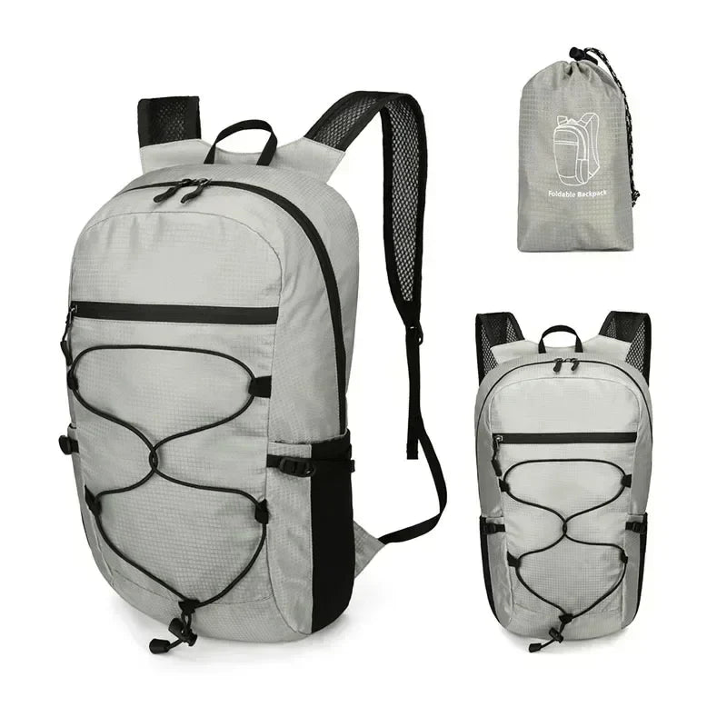 FlexiPack 20L Rucksack | Faltbar & Wasserdicht | Ultraleicht & Praktisch