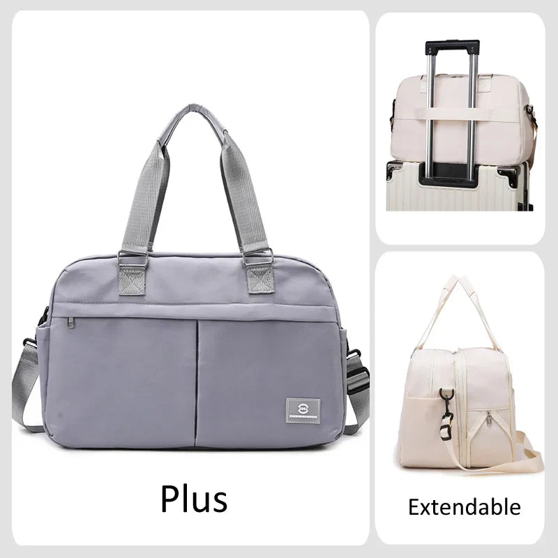 LuganoFlex Travel Bag | Erweiterbar & Flexibel | Geräumig & Stilvoll | Wasserabweisend