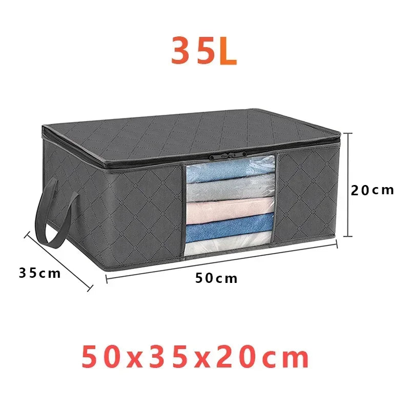 SpaceSaver Aufbewahrungstasche | Faltbar & Atmungsaktiv | Perfekt für Kleidung & Bettwäsche