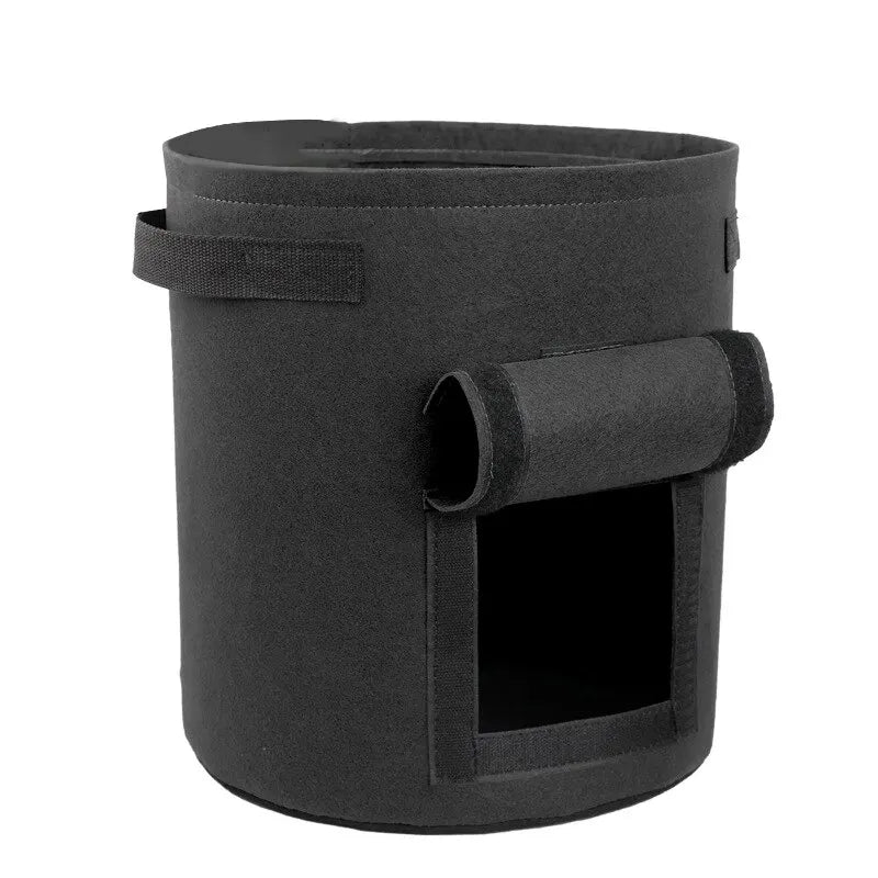 PlantMaster | Pflanzsack mit Sichtfenster | Atmungsaktives Vliesmaterial | Ideal für Gemüse und Kräuter