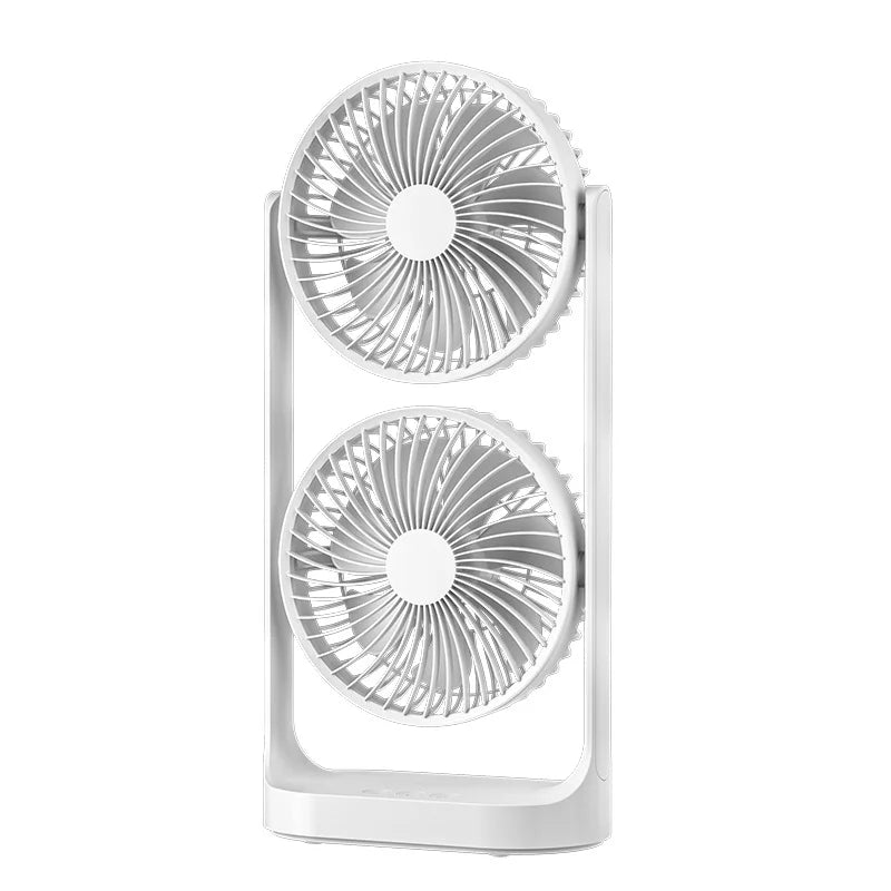 AirSphere | Dualer Tischventilator | 360° Drehbar | USB Betrieben | Leiser Betrieb