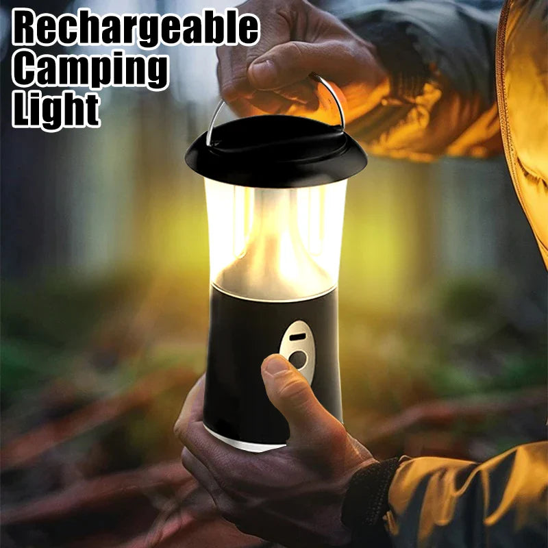 LumiTrail Solar Campinglampe | 3 Lichtmodi | IPX4 Wasserdicht