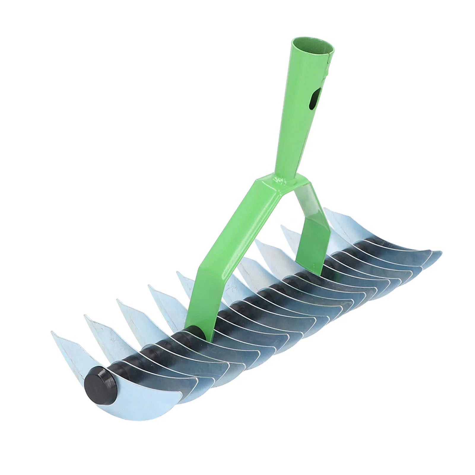LawnMaster | Rechenkopf | Edelstahlzinken | Für Rasenpflege & Vertikutieren