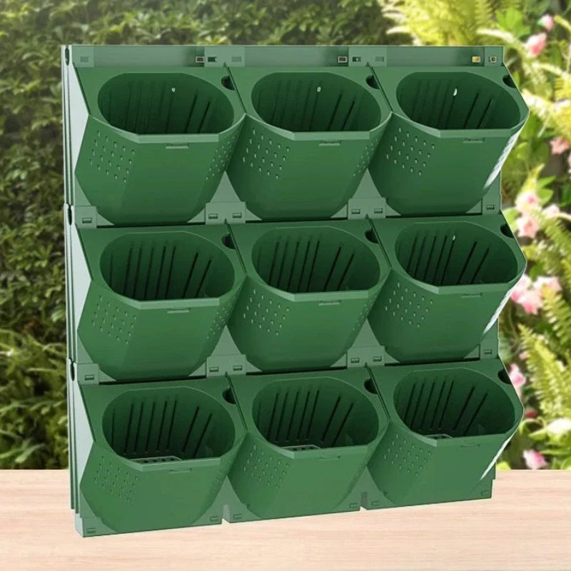 GreenWall Modular Box | Vertikaler Pflanzkasten für kreative Wände | Für Balkon, Garten & Innenräume | Erweiterbar