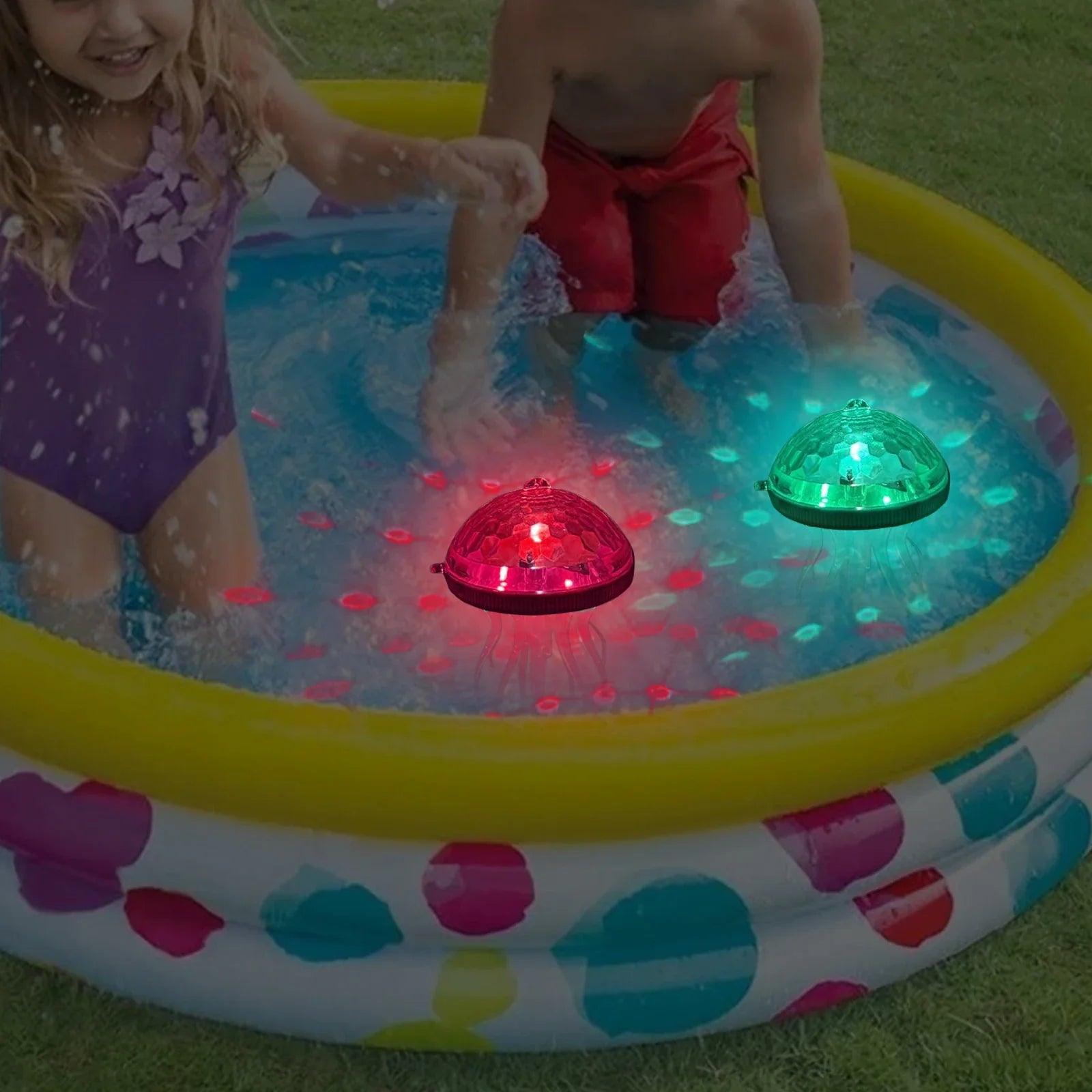 GlowJelly Solarleuchte | RGB-Farbwechsel | Solarbetrieben | Wasserdicht | Hängendes Design