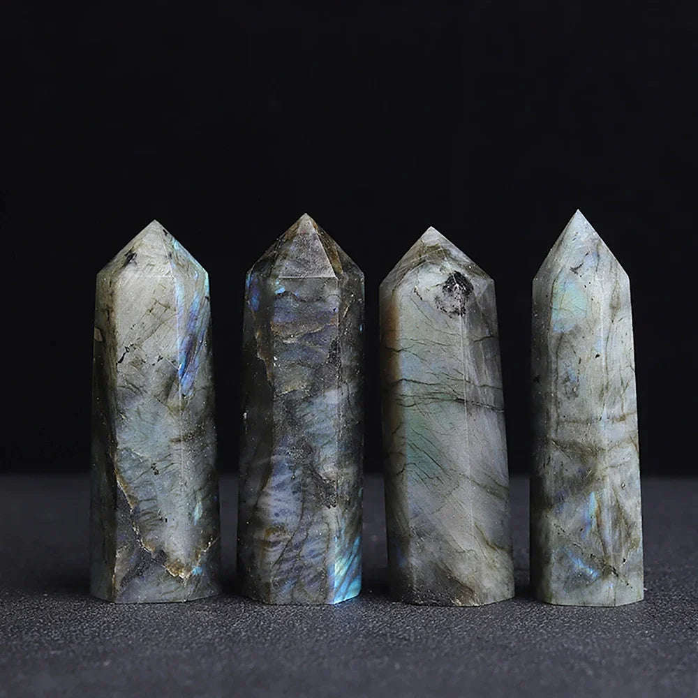 Energora Kristall-Obelisk | Echter Naturquarz | Für Meditation & Chakra-Heilung | Spirituelles Dekoobjekt