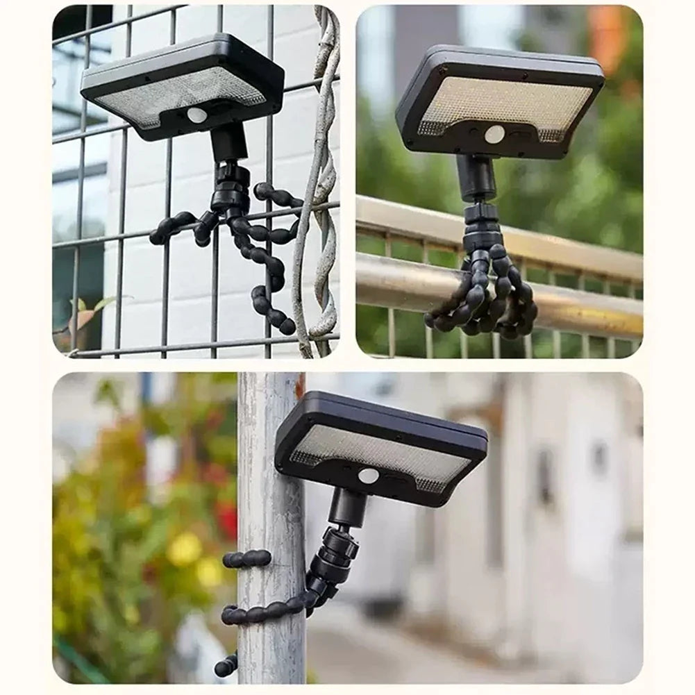 SolarNova LED-Solarleuchte | Bewegungssensor | 3 Lichtmodi | Tragbar | Wetterfest