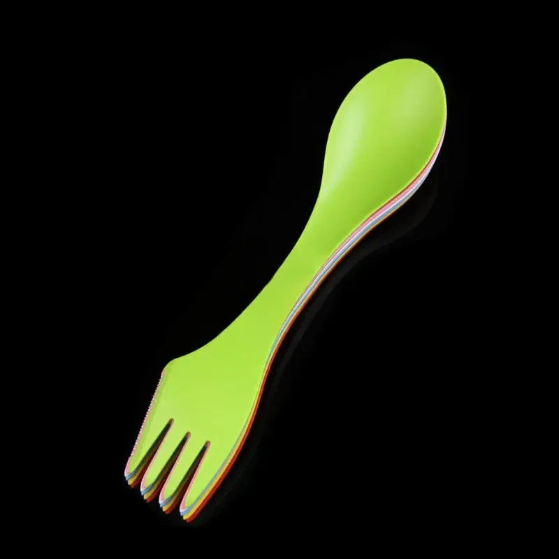 TrekMate SporkSet | 3-in-1 Outdoor-Besteck | Hitzebeständig & Langlebig | 6er Set