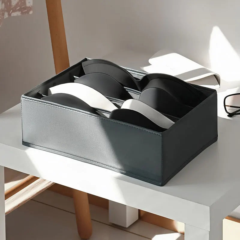 Clothivo Schubladen-Organizer | Faltbar & Waschbar | Für Unterwäsche, Socken & Accessoires