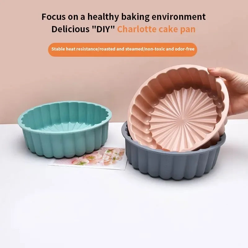 CakeCraft | Silikon-Backform Rund | Hitzebeständig | Antihaft | 20 cm