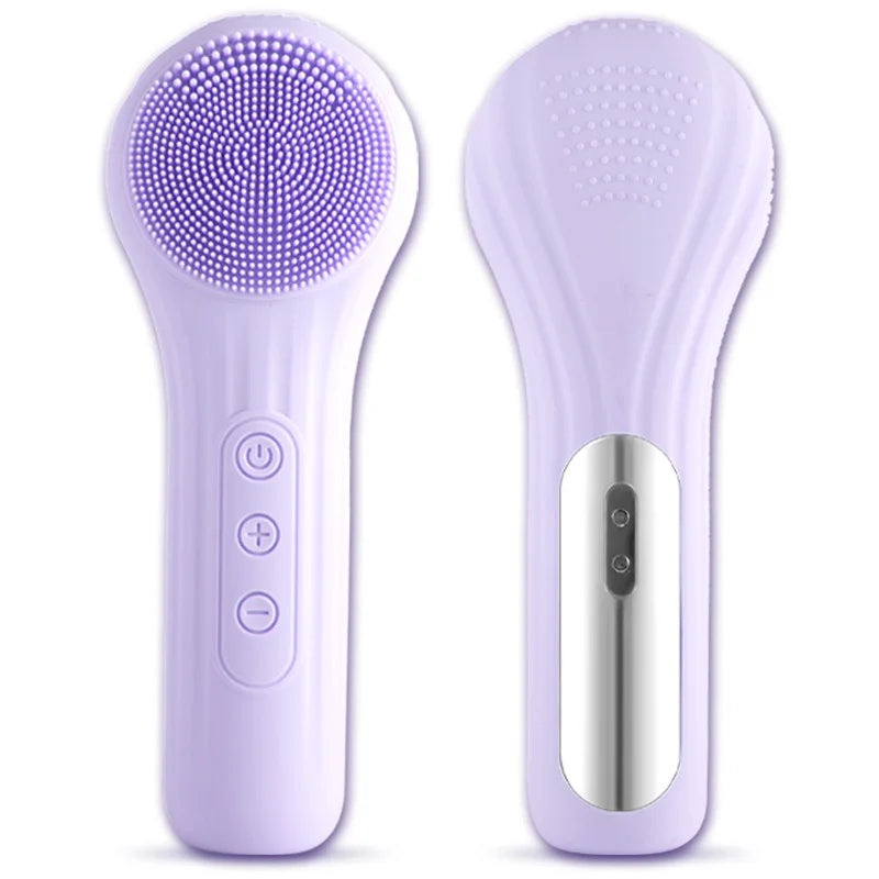 GlowSonic Touch | 2-in-1 Gesichtsreinigungs- & Massagebürste | Hygienisches Silikon | Für strahlend reine Haut