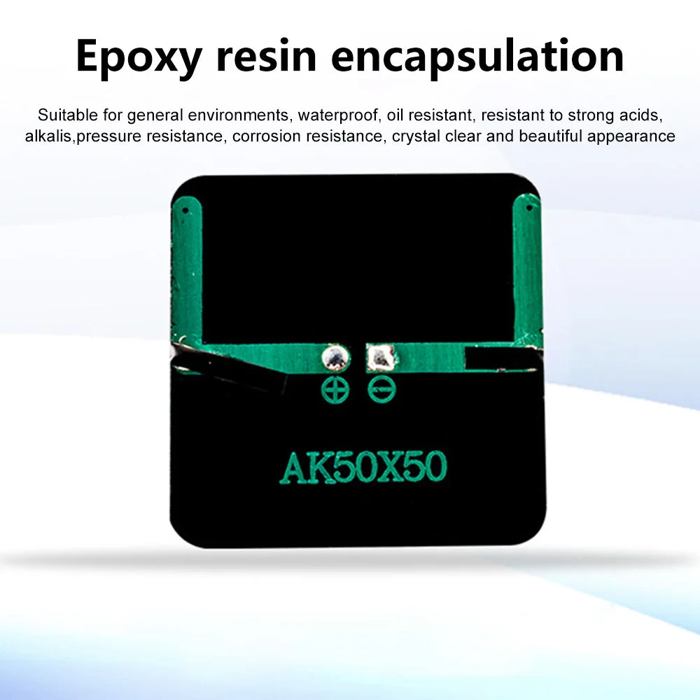 EcoPower Mini-Solarpanel | Kompakt & Leistungsstark | 5x5 cm | Wasserdicht | Vielseitig Einsetzbar