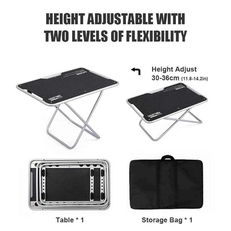 TrailPro Camping-Tisch | Multifunktional & Tragbar | Robuste Aluminiumlegierung | Für Outdoor-Abenteuer