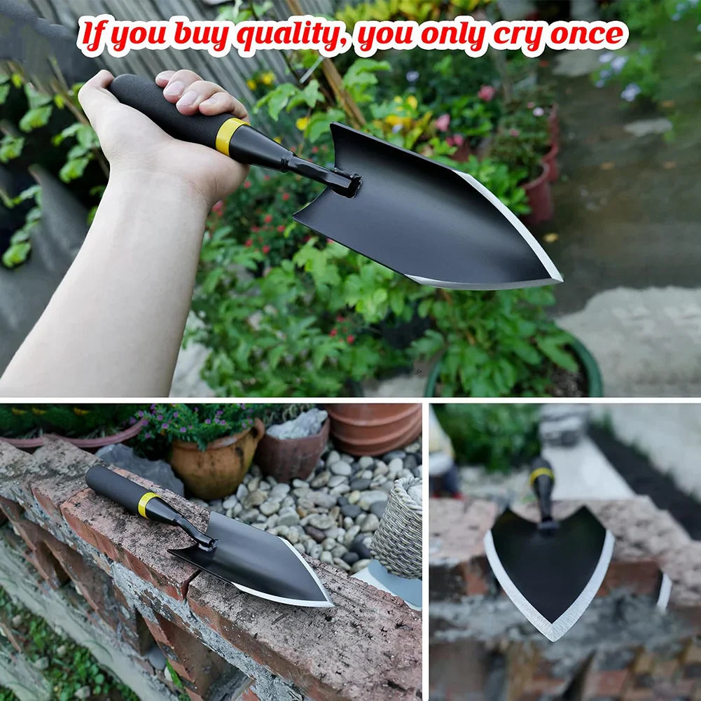 Gravora Gartenschaufel | Extra Robust & Vollverschweißt | Ergonomischer Griff | Für harte Böden