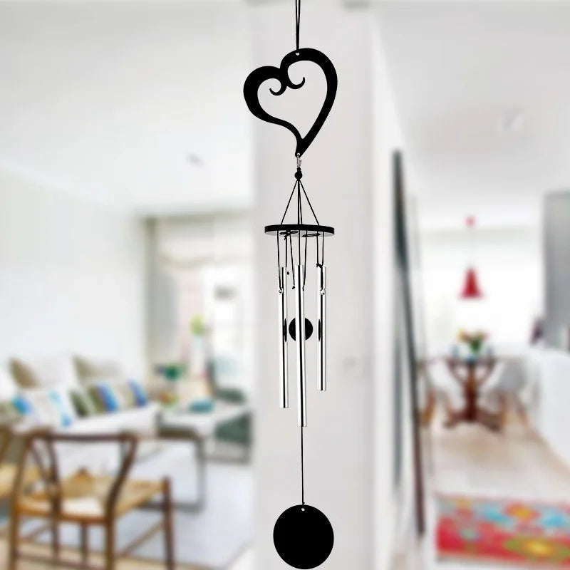 AuraBell Wind Chime | Handgefertigtes Design | Langlebiges Metall | Verschiedene Motive