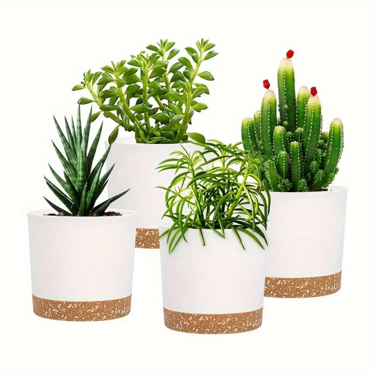 GreenRoot | Blumentöpfe mit Abnehmbarem Boden | Atmungsaktiv & Pflegeleicht | Modernes Design