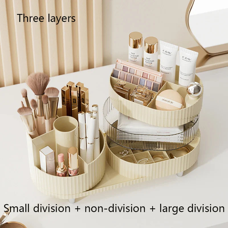SpinMaster Organizer | 360° Drehbare Aufbewahrungsbox | Multifunktional & Kompakt | Aus stabilem Kunststoff