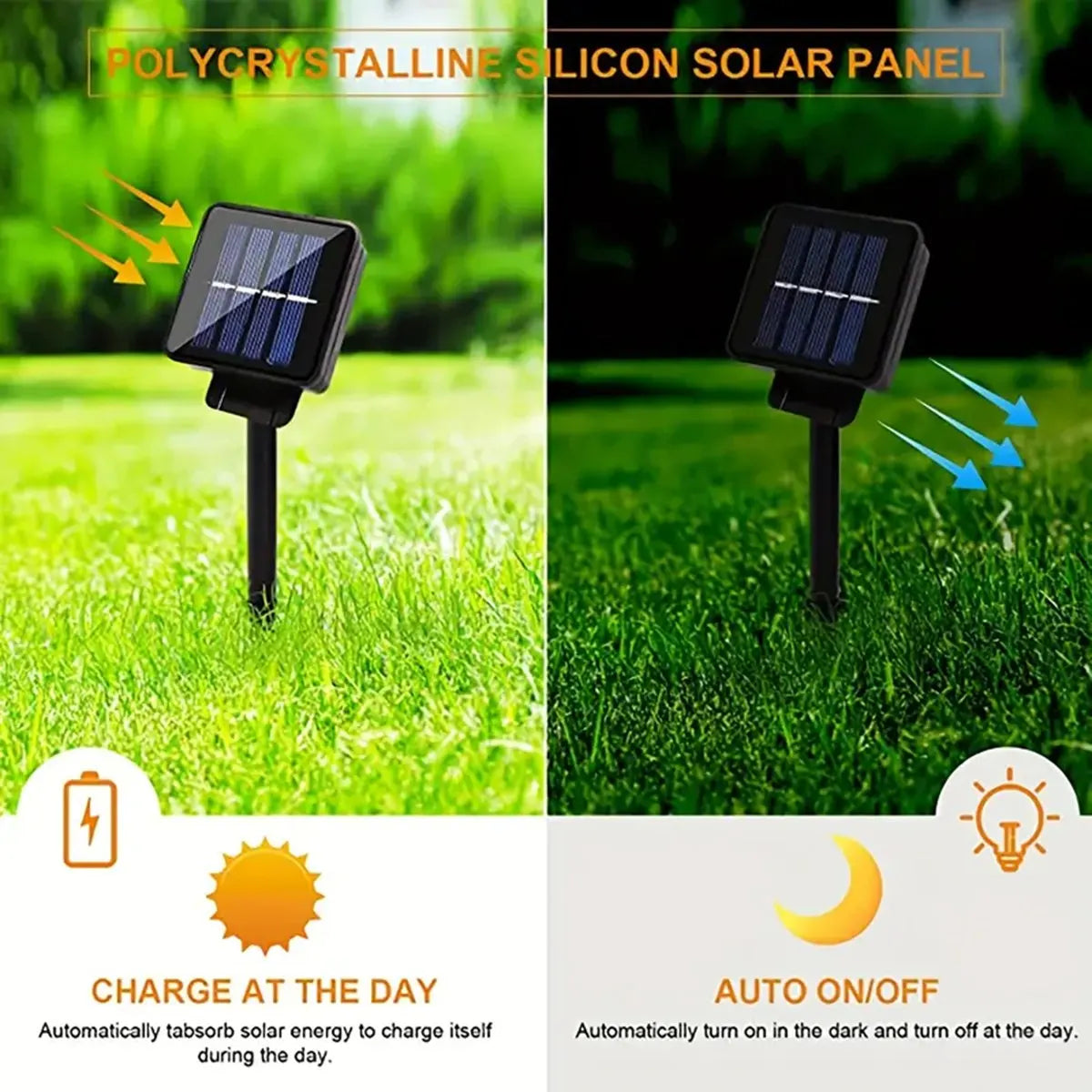 Solithia Libellenlichterkette | Solar | 8 Modi | IP65 Wetterfest | 5m 20 LEDs