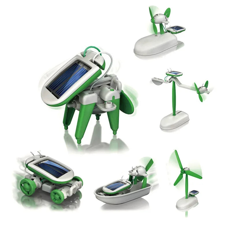 SolarBotix™ – 6-in-1 Solar-Roboterbausatz für Kinder