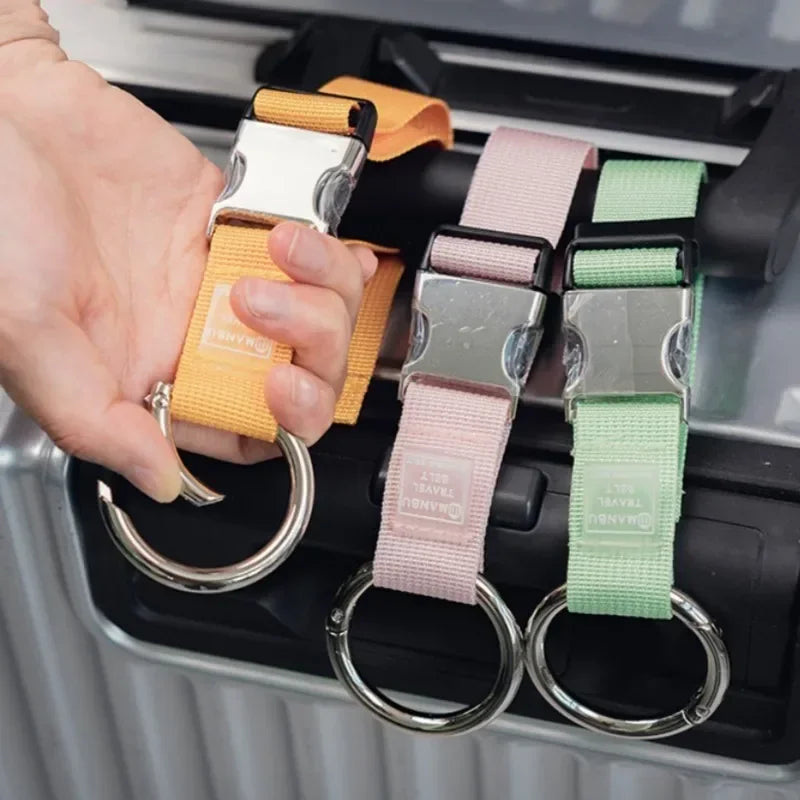 FlexLoop TravelGrip | Gepäckhaken & Koffergurt | Leicht & Belastbar | Für Reisen & Alltag